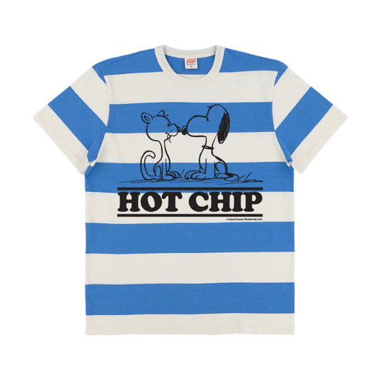 Ally Cats Blue/White Striped T-shirt