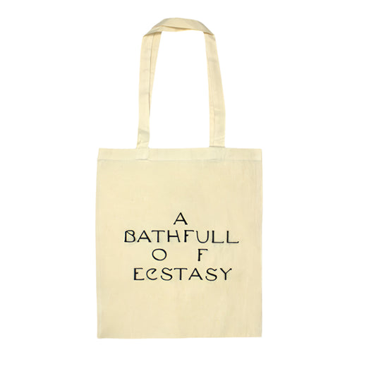 A BATHFULL OF ECSTASY NATURAL TOTE BAG