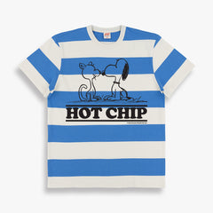 Ally Cats Blue/White Striped T-shirt