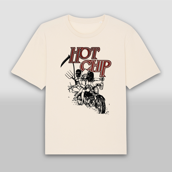 BIKER IVORY T-SHIRT